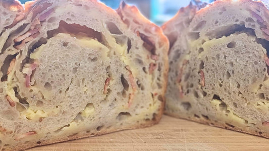 Cheese and Bacon Sourdough Loaf (800g-900g)